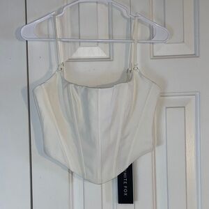 White Corset Top